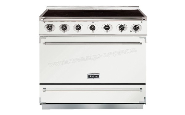 FALCON 900S Induction Blanc Nickel - Vue de face
