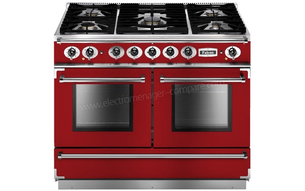 FALCON Continental 1092 DF Rouge Chrom&eacute;e Mates - Vue de face