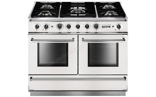 FALCON Continental 1092 DF Blanc Nickel Brillantes - Vue de face