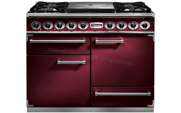 FALCON 1092 Deluxe CT DF Rouge Nickel - Vue de face