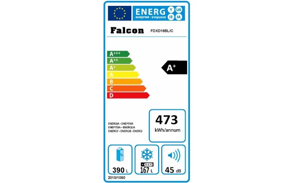 FALCON FDXD18BL/C - &Eacute;tiquette &eacute;nergie