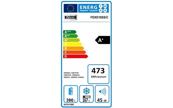 FALCON FDXD18SS/C - &Eacute;tiquette &eacute;nergie