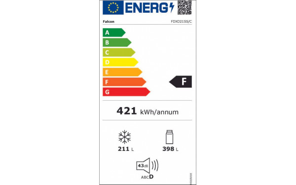 FALCON FDXD21SS/C - &Eacute;tiquette &eacute;nergie v2