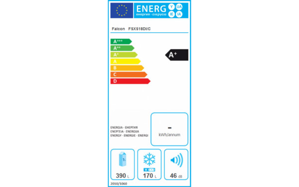 FALCON FSXS18DI/C - &Eacute;tiquette &eacute;nergie