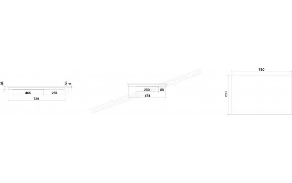 FALMEC INDUCDS3321 - Dimensions