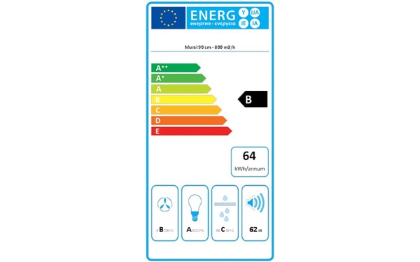 FALMEC KRISTAL1430 - &Eacute;tiquette &eacute;nergie
