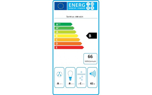 FALMEC KRISTAL2430 - &Eacute;tiquette &eacute;nergie