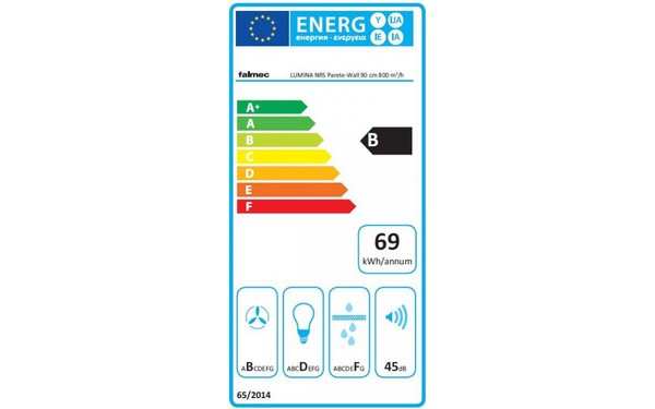 FALMEC LUMINA1430 - &Eacute;tiquette &eacute;nergie