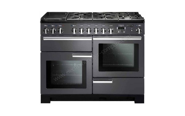 FALCON Professional Deluxe 110 DF Gris Chrom&eacute; - Vue de face