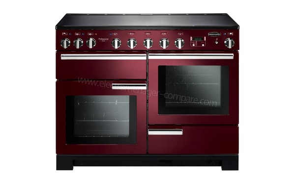 FALCON Professional Deluxe 110 Induction Rouge Chrom&eacute; - Vue de face