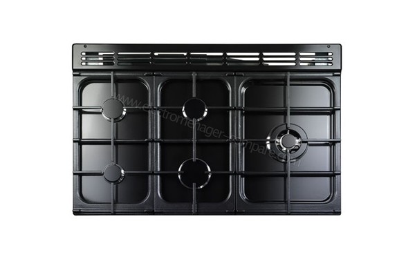 FALCON Professional Plus DF 90 Noir - Vue du dessus