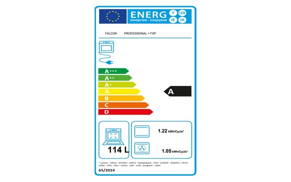 FALCON Professional Plus FXP 90 DF Cr&egrave;me - &Eacute;tiquette &eacute;nergie
