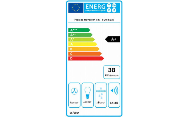 FALMEC Quantum Easy - &Eacute;tiquette &eacute;nergie