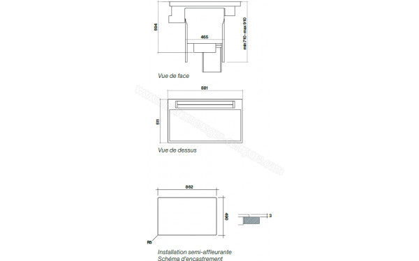 FALMEC SINTESI3420 - Sch&eacute;ma technique
