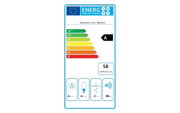 FALMEC TAB1220 - &Eacute;tiquette &eacute;nergie