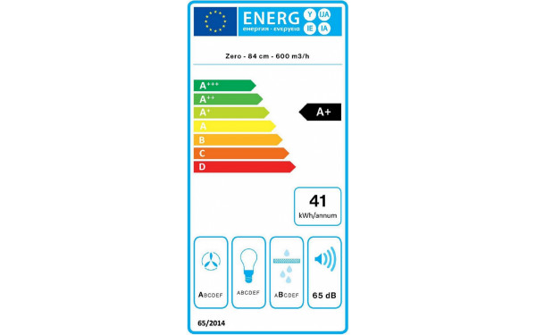 FALMEC ZERO - &Eacute;tiquette &eacute;nergie