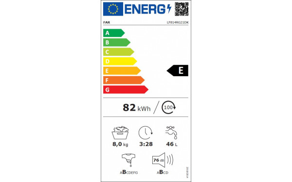 FAR LF814RG21DK - &Eacute;tiquette &eacute;nergie v2