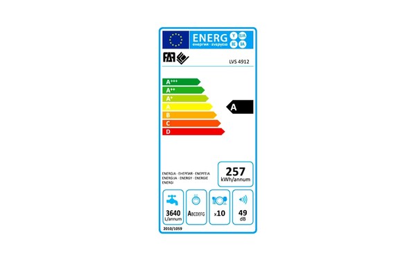 FAR LVS4912 - &Eacute;tiquette &eacute;nergie