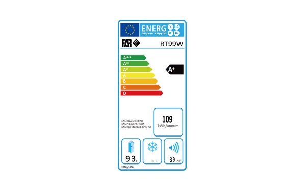 FAR RT99W - &Eacute;tiquette &eacute;nergie