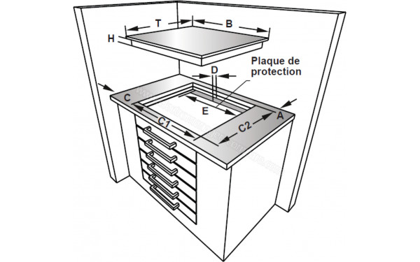 FAURE FAUTBI4VB31 - Dimensions