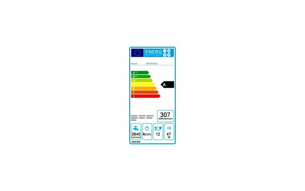 FAURE FDF3020S - &Eacute;tiquette &eacute;nergie