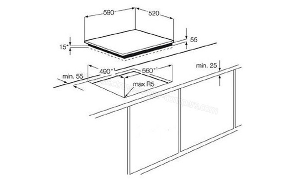 FAURE FEI6230FBA - Niche d'encastrement