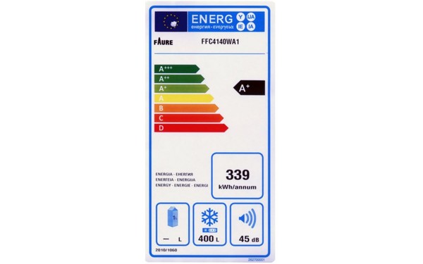 FAURE FFC4140WA1 - &Eacute;tiquette &eacute;nergie