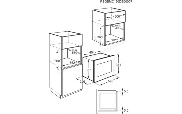 FAURE FMBN2SX - Dimensions