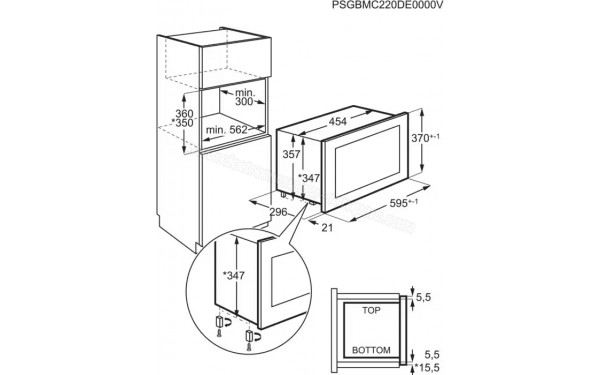 FAURE FMBN2SX - Dimensions