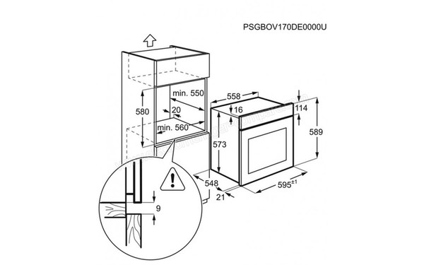 FAURE FOP37982XU - Sch&eacute;ma technique (cr&eacute;dit : Darty)