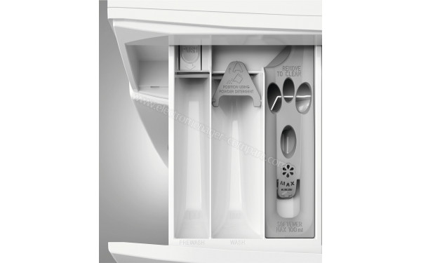 FAURE FWF1422A32 - Zoom sur le tiroir lessiviel