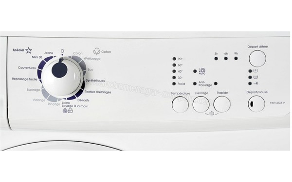FAURE FWH6145P - Panneau de commandes