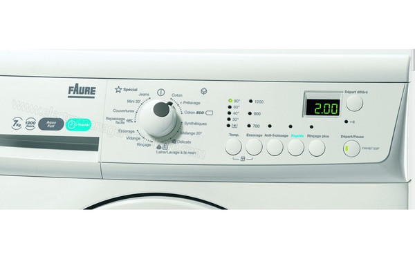 FAURE FWHB7125P - Panneau de commandes