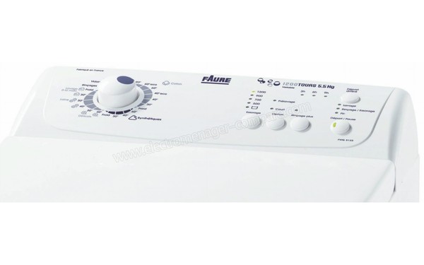 FAURE FWQ5122 - Panneau de commandes