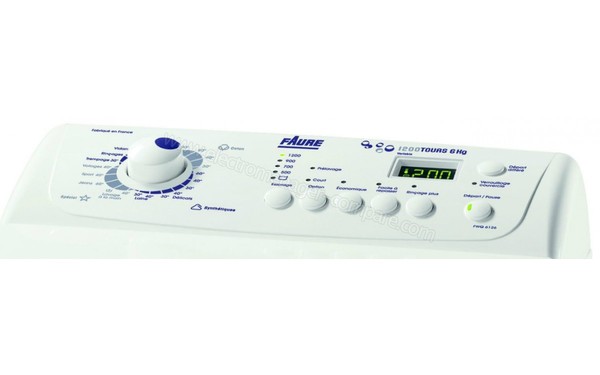 FAURE FWQ6126 - Panneau de commandes