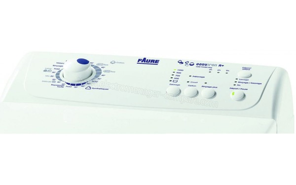 FAURE FWQ6228 - Panneau de commandes (cr&eacute;dit : Boulanger)