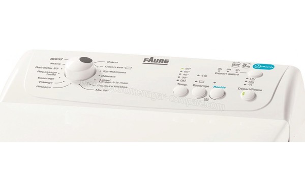 FAURE FWQ6328C - Panneau de commandes (cr&eacute;dit : Boulanger)