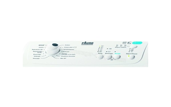 FAURE FWQ6328 - Panneau de commandes (cr&eacute;dit : Boulanger)