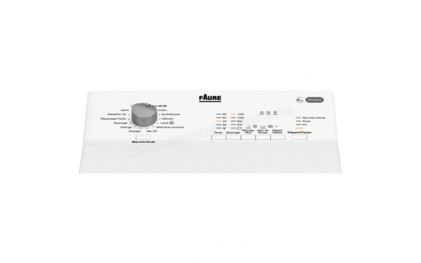 FAURE FWQ6412D - Panneau de commandes