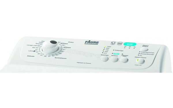 FAURE FWQB5122 - Panneau de commandes