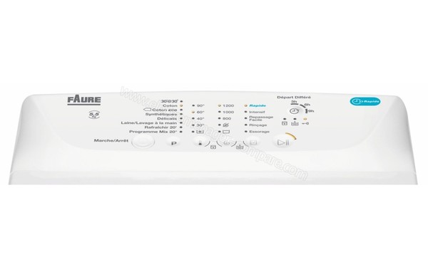 FAURE FWY51223CR - Panneau de commandes