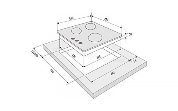 FORNELLI PGA 45 Fiero WH - Dimensions