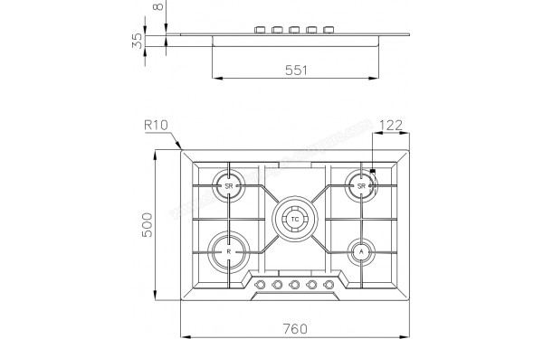 FOSTER 7064 062 - Dimensions