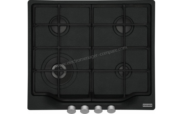 FRANKE FCH 604 3G TC C Noir - Vue du dessus