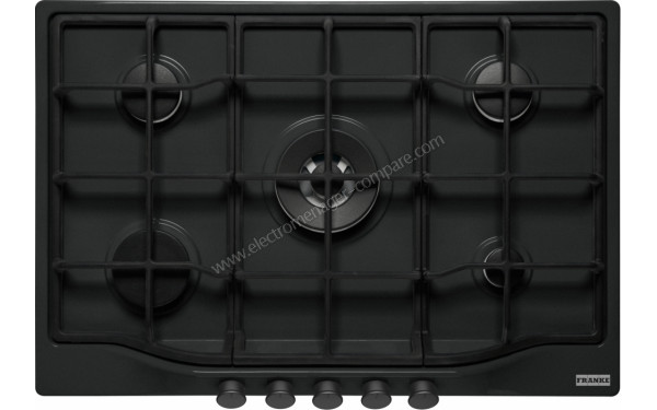 FRANKE FCH 755 4G TC C Noir Mat - Vue du dessus