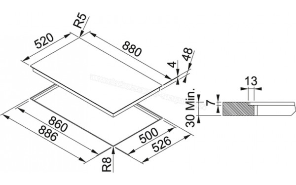 FRANKE FHMR 905 3I 1Flexi BK - Sch&eacute;ma technique