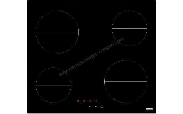 FRANKE FHR 604 C T BK - Vue du dessus