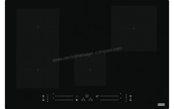 FRANKE FMA 804 I F BK - Vue du dessus