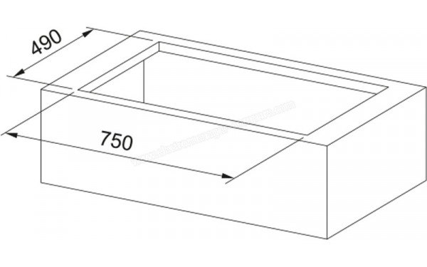 FRANKE FMA 8372 4RC R HI - Dimensions