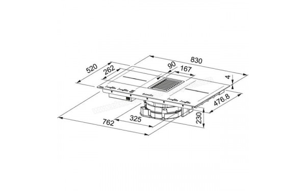 FRANKE FMY 839 HI 2.0 - Dimensions